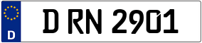 Truck License Plate